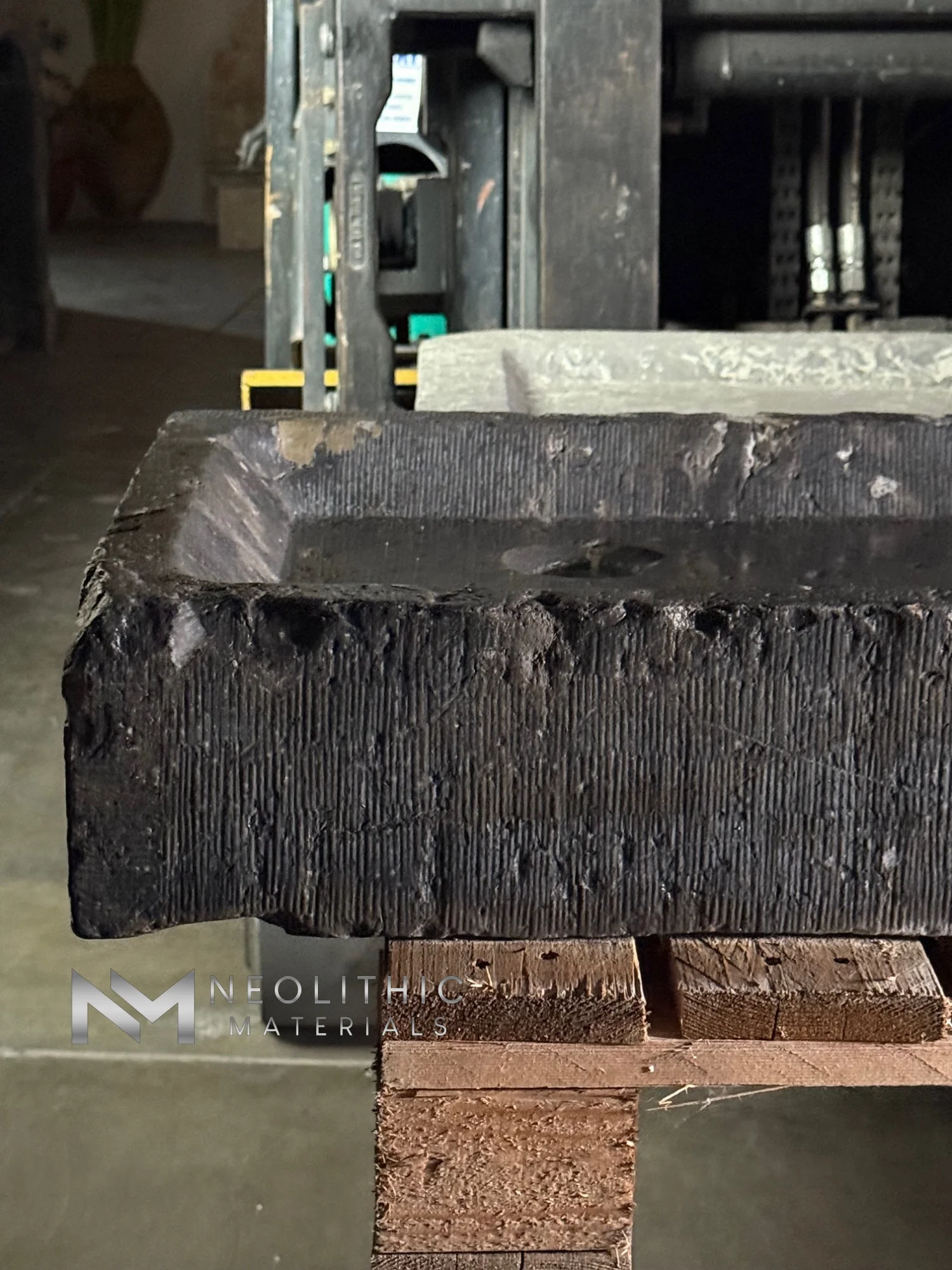 Antique Belgian Bluestone Sink - Image 2